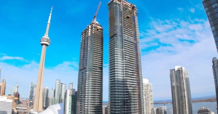 Giant Concrete Tower Rising in Toronto Will Soon Be Among Canada’s Tallest Skyscrapers